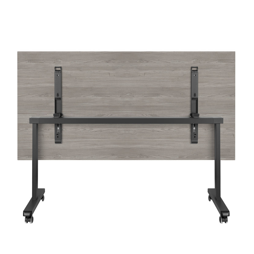 Mara - TILTING Tabella pieghevole | Arrotolabile, pieghevole, 1600 x 800 mm, grigio di quercia nord