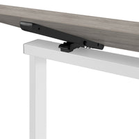 Mara - TILTING folding table | Rollable, foldable, 1600 x 800 mm, northern oak gray