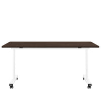 Mara - TILTING folding table | Rollable, foldable, 1600 x 800 mm, walnut