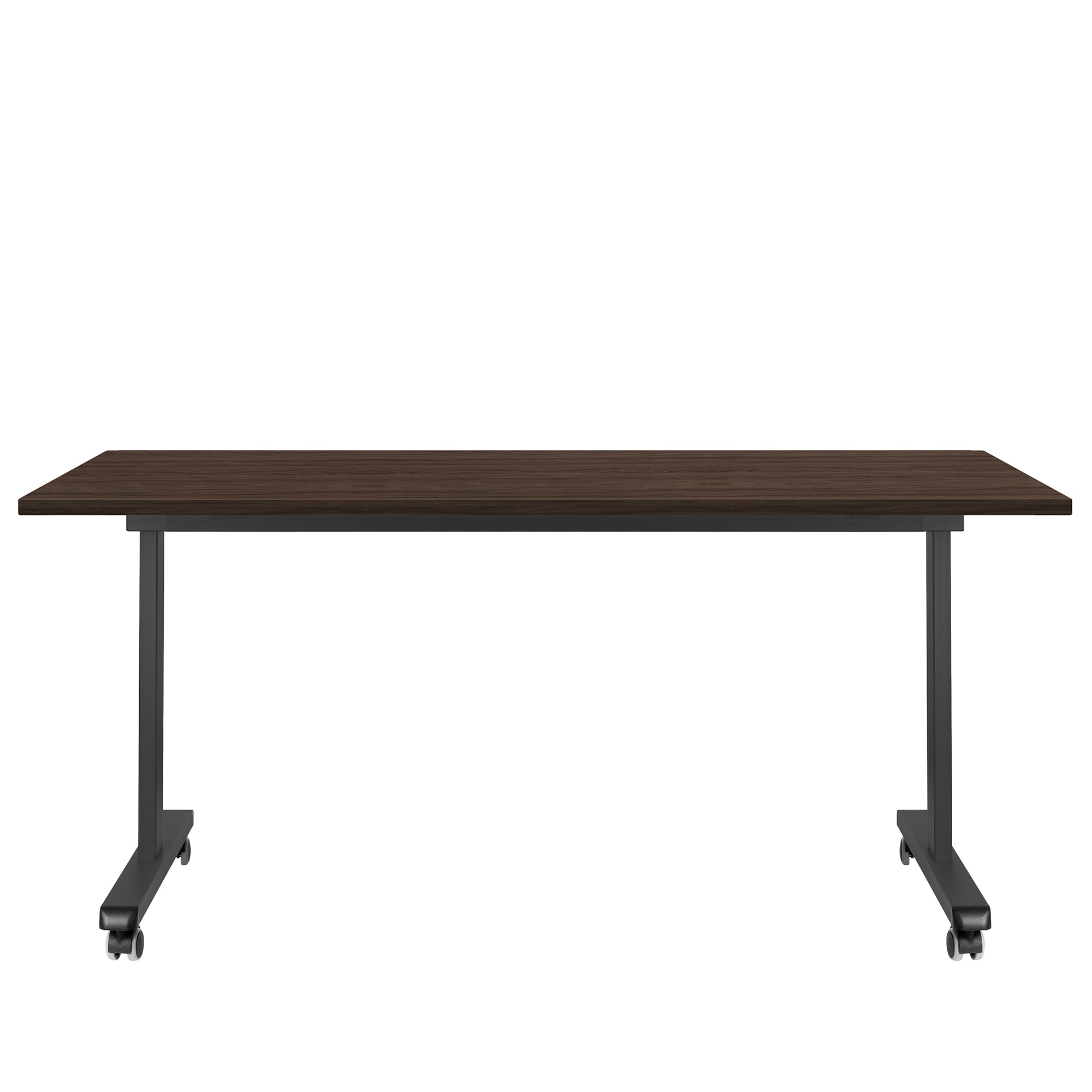 MARA - TILTING Klapptisch | Rollbar, klappbar, 1600 x 800 mm, Nussbaum