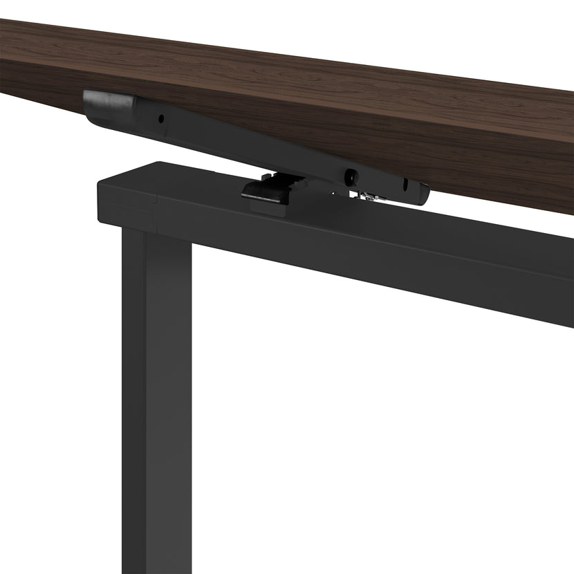 MARA - TILTING Klapptisch | Rollbar, klappbar, 1600 x 800 mm, Nussbaum