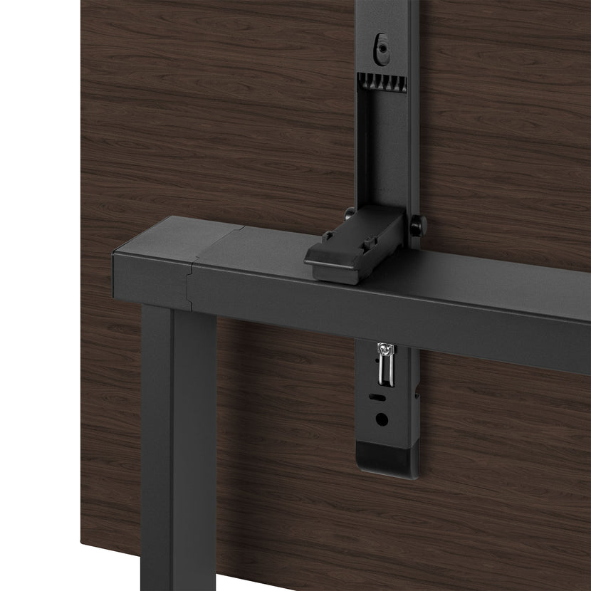 MARA - TILTING Klapptisch | Rollbar, klappbar, 1600 x 800 mm, Nussbaum