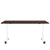 Mara - TILTING folding table | Rollable, foldable, 1600 x 800 mm, walnut