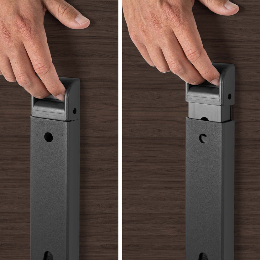 MARA - TILTING Klapptisch | Rollbar, klappbar, 1600 x 800 mm, Nussbaum