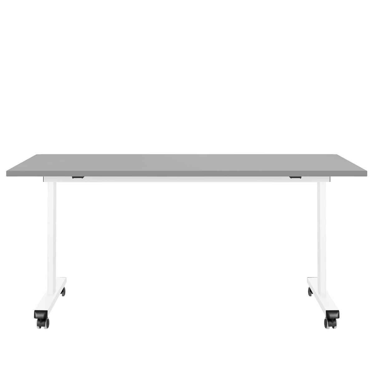 MARA - TILTING Table pliante | Roulante, pliable, 1600 x 800 mm, gris perle - 1 Lightbox Main Image