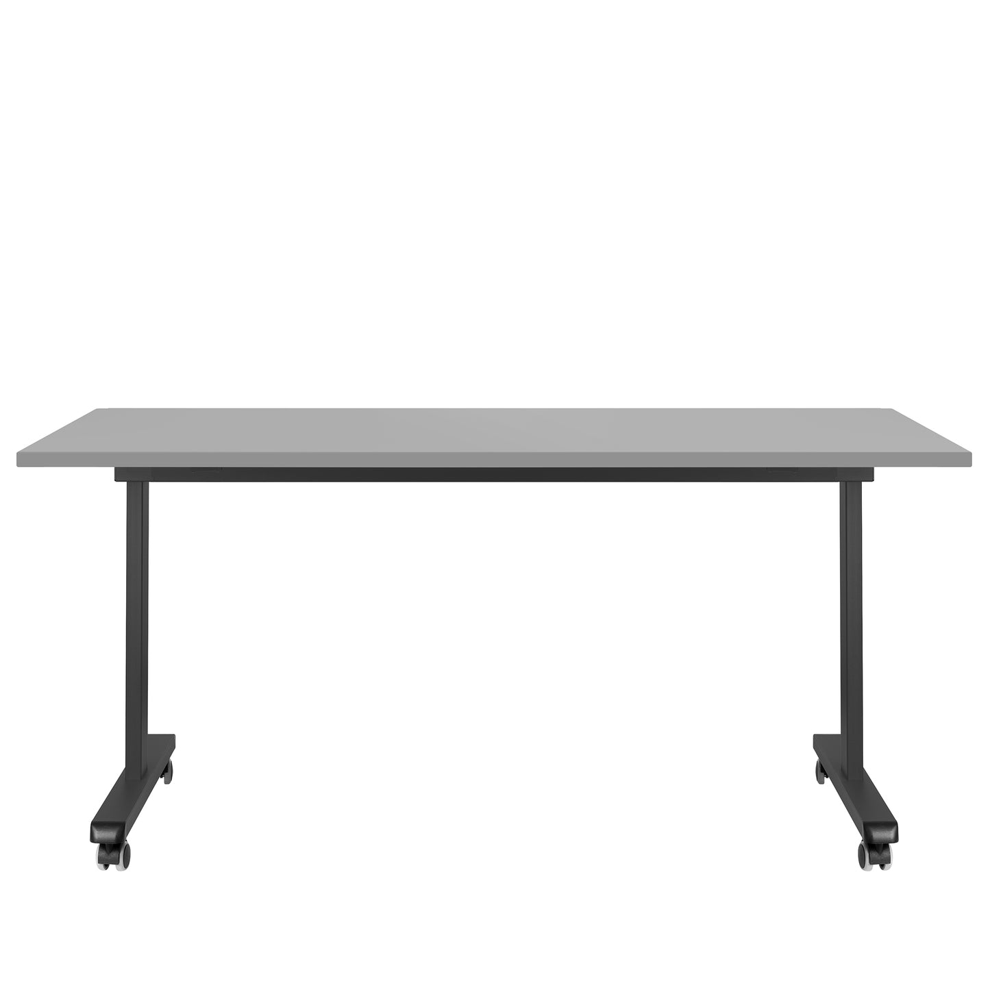 Mara - TILTING folding table | Rollable, foldable, 1600 x 800 mm, pearl gray