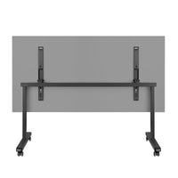 Mara - TILTING folding table | Rollable, foldable, 1600 x 800 mm, pearl gray