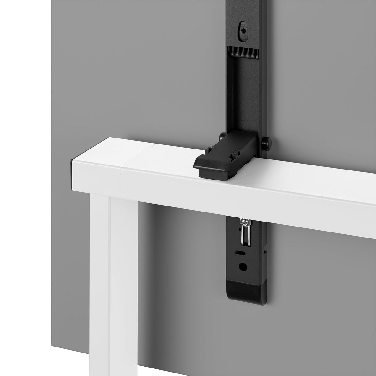 MARA - TILTING Table pliante | Roulante, pliable, 1600 x 800 mm, gris perle - 5 Lightbox Main Image