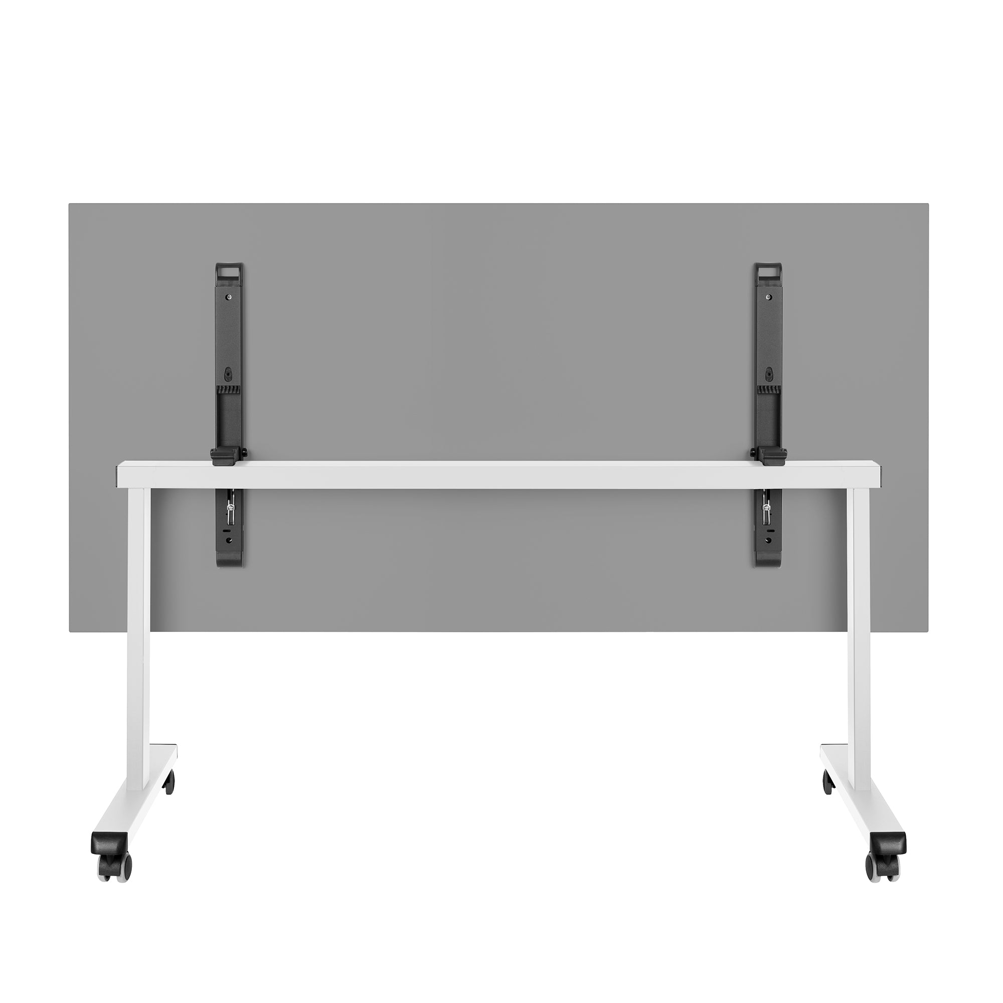 MARA - TILTING Klapptisch | Rollbar, klappbar, 1600 x 800 mm, Perlgrau