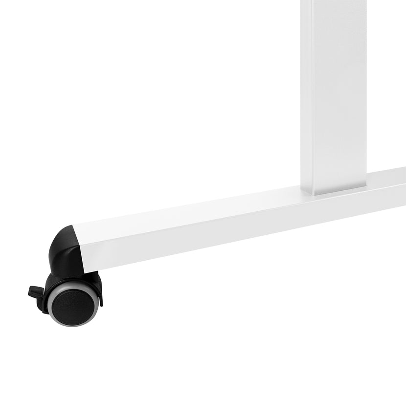 MARA - TILTING Klapptisch | Rollbar, klappbar, 1600 x 800 mm, Perlgrau