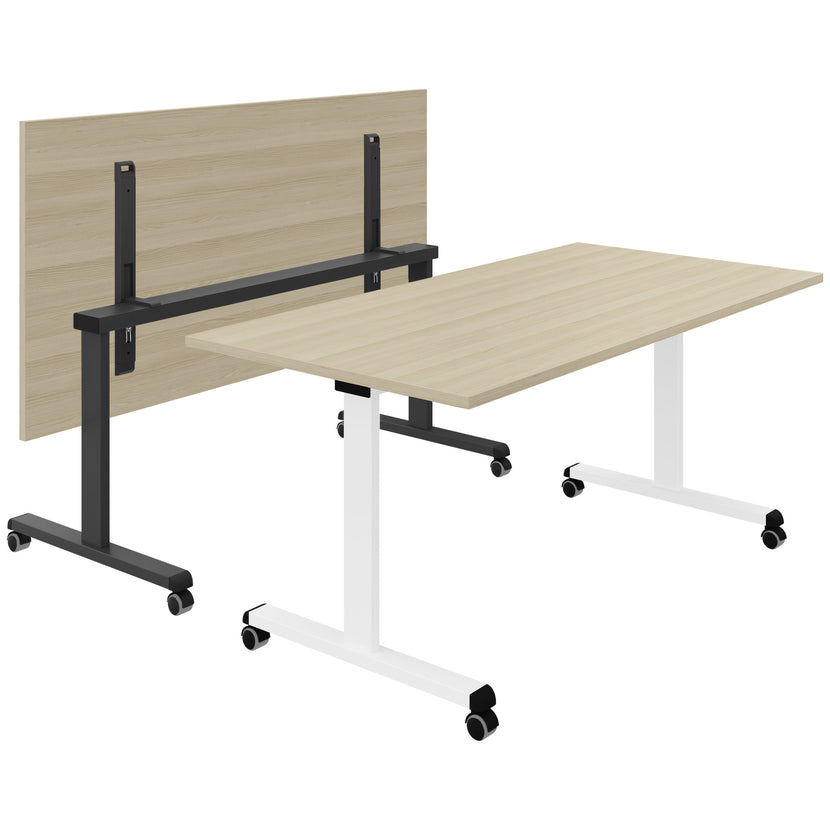 Mara - TILTING Tabella pieghevole | Arrotolabile, pieghevole, 1600 x 800 mm, cenere di sabbia