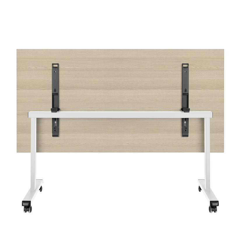 Mara - TILTING Tabella pieghevole | Arrotolabile, pieghevole, 1600 x 800 mm, cenere di sabbia