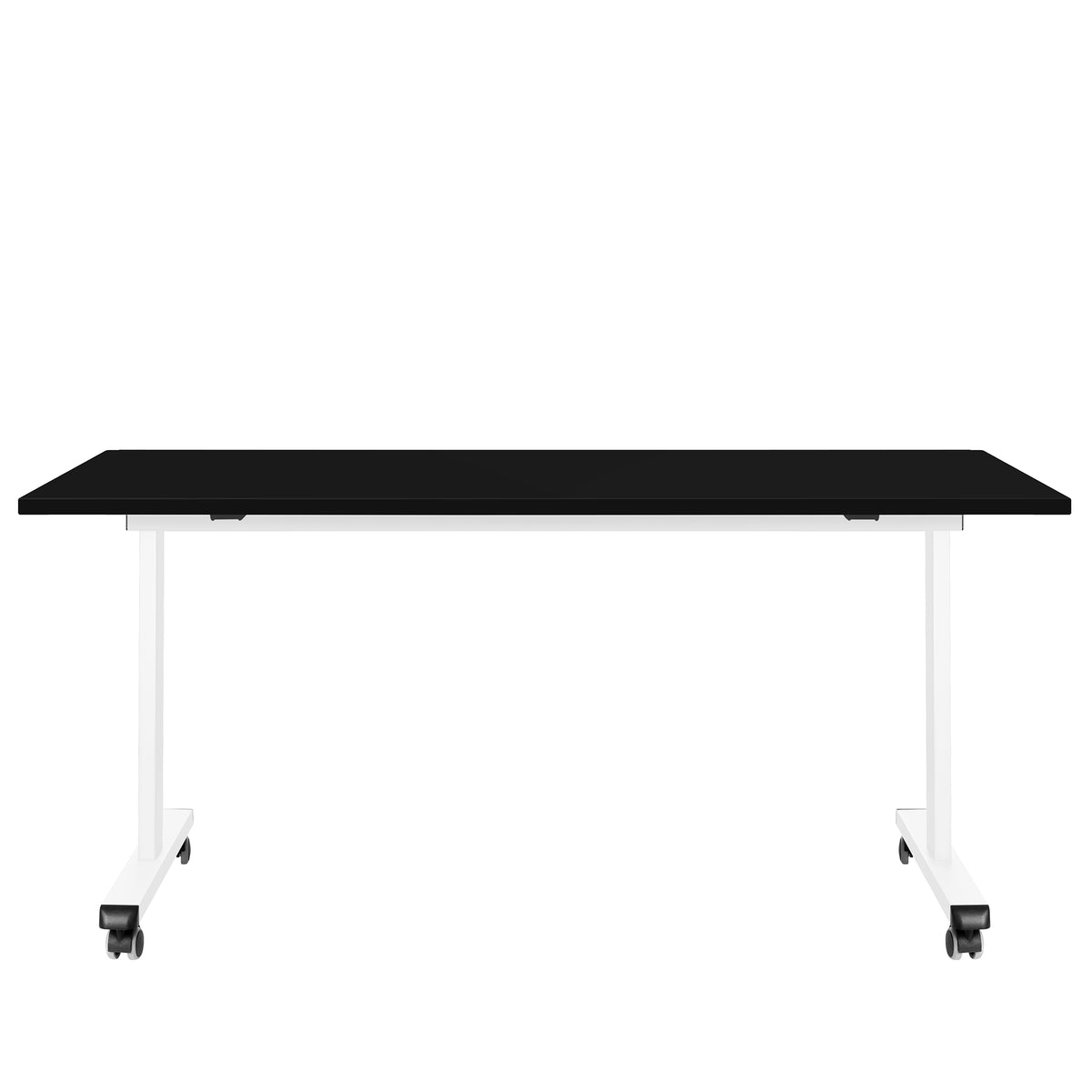 MARA - TILTING Klapptisch | Rollbar, klappbar, 1600 x 800 mm, Schwarz - 1 Lightbox Main Image