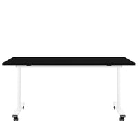 Mara - TILTING Klapptisch | Rollbar, klappbar, 1600 x 800 mm, Schwarz