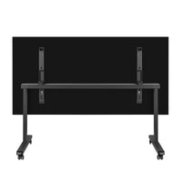 Mara - TILTING Klapptisch | Rollbar, klappbar, 1600 x 800 mm, Schwarz