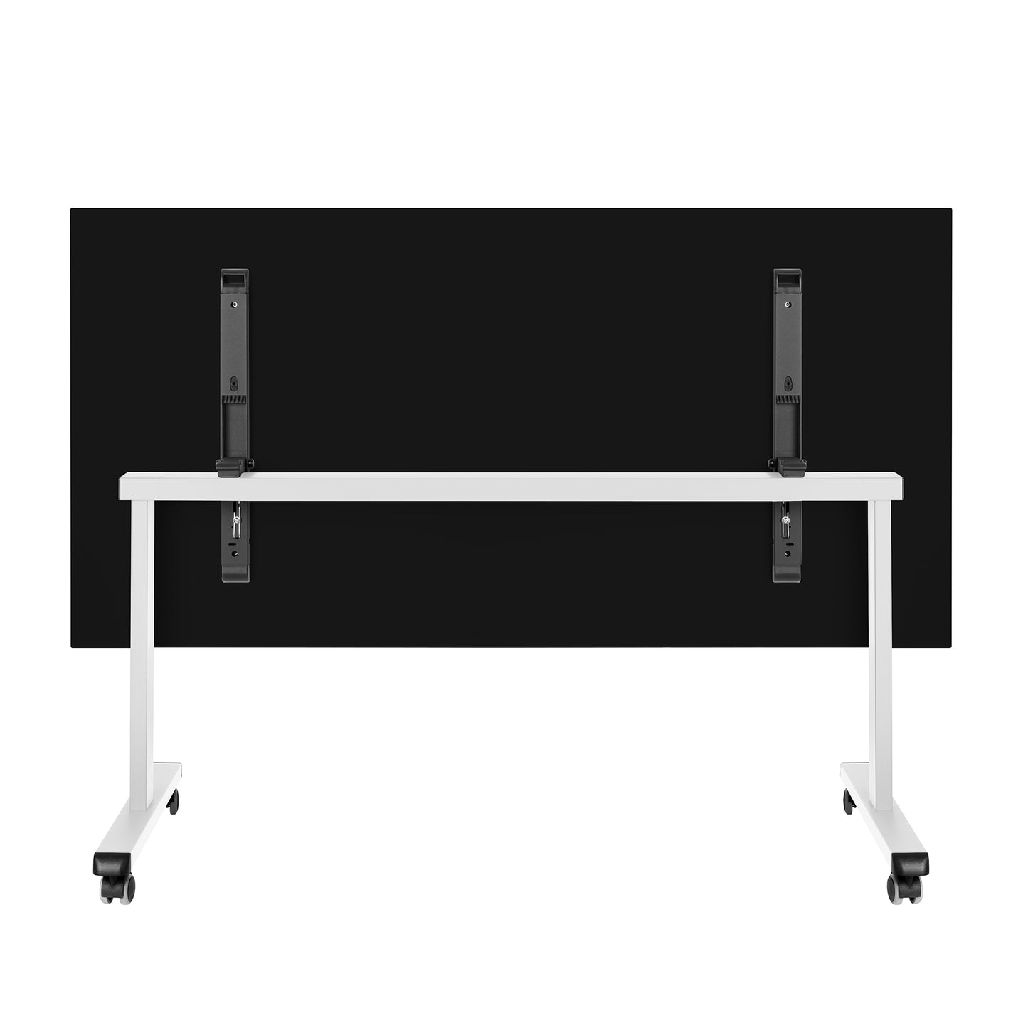 Mara - TILTING Klapptisch | Rollbar, klappbar, 1600 x 800 mm, Schwarz