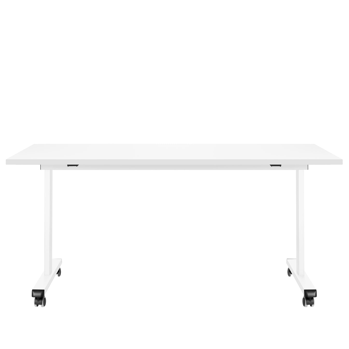 Mara - TILTING folding table | Rollable, foldable, 1600 x 800 mm, white