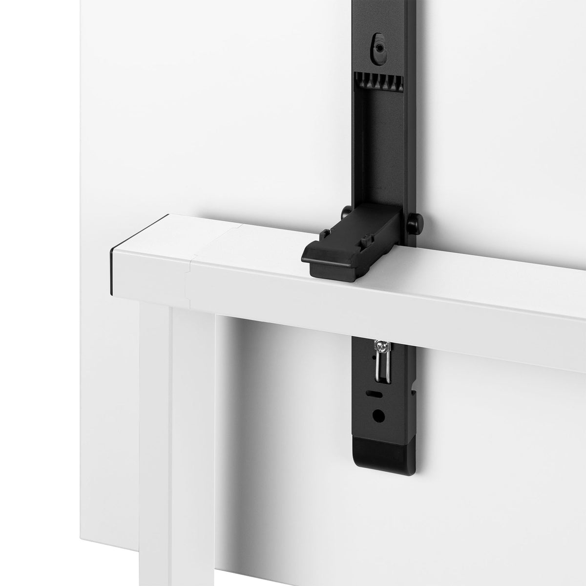 MARA - TILTING Folding table | Rollable, foldable, 1600 x 800 mm, white - 4 Lightbox Main Image