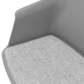 POLYTONE-C Besucher- und Konferenzstuhl | Massivholz-Gestell, Farbe Grau - 11 Thumbnail Image