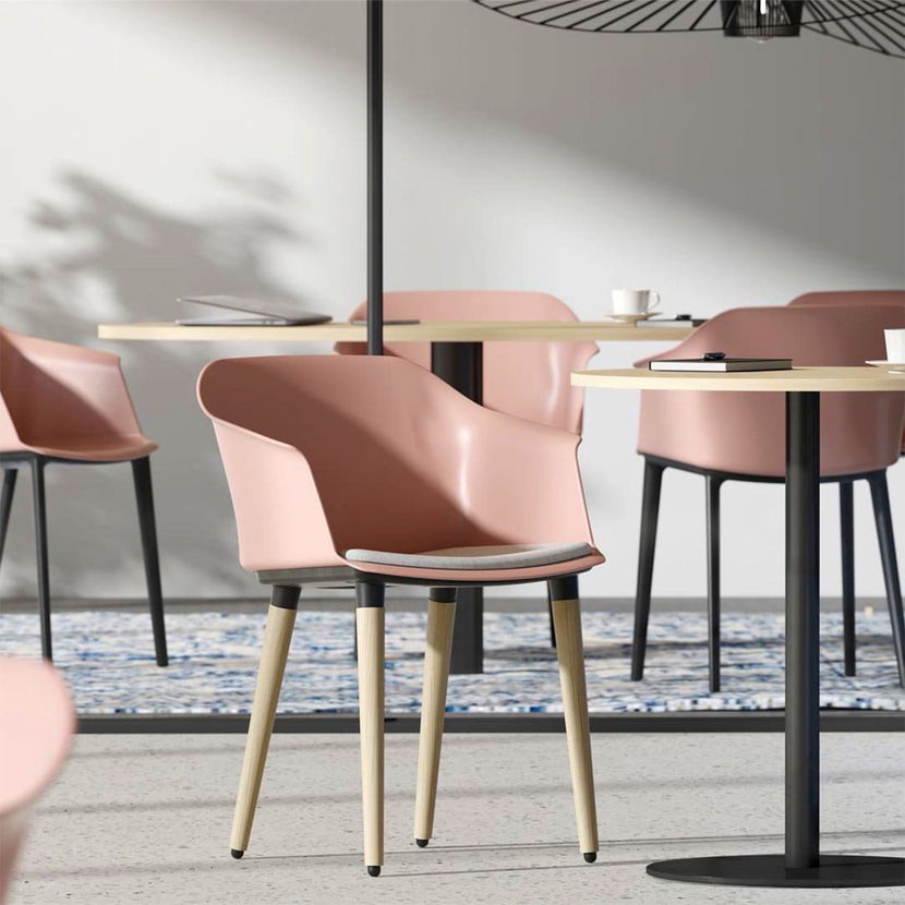 POLYTONE-C Besucher- und Konferenzstuhl, Farbe Schwarz