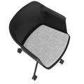 POLYTONE-C Besucher- und Konferenzstuhl rollbar | Pyramiden-Gestell, Farbe Schwarz - 9 Thumbnail Image