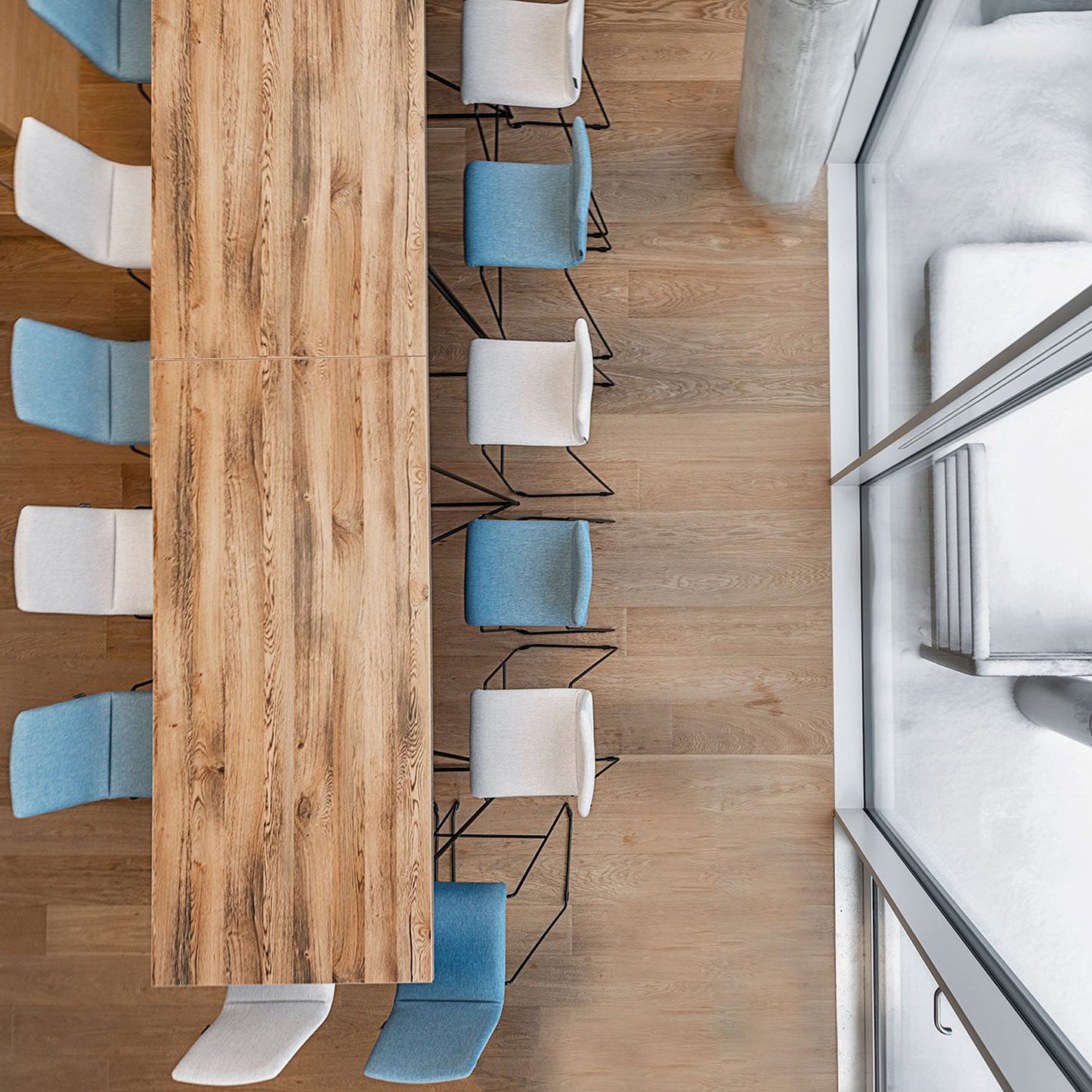 MOON visitor chair | Sled base, padded seat, cover materials BERTA / LUCIA / VELITO / SYNERGY