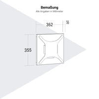 ATELLA Bildschirmhalterung | 362 x 355