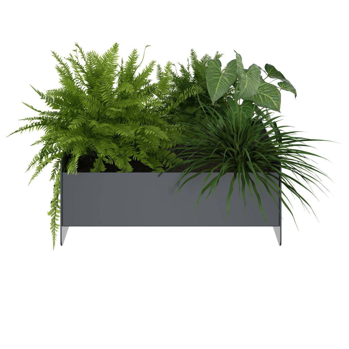 ATELLA flower box | 360 x 160 mm, metal - 2 Lightbox Main Image