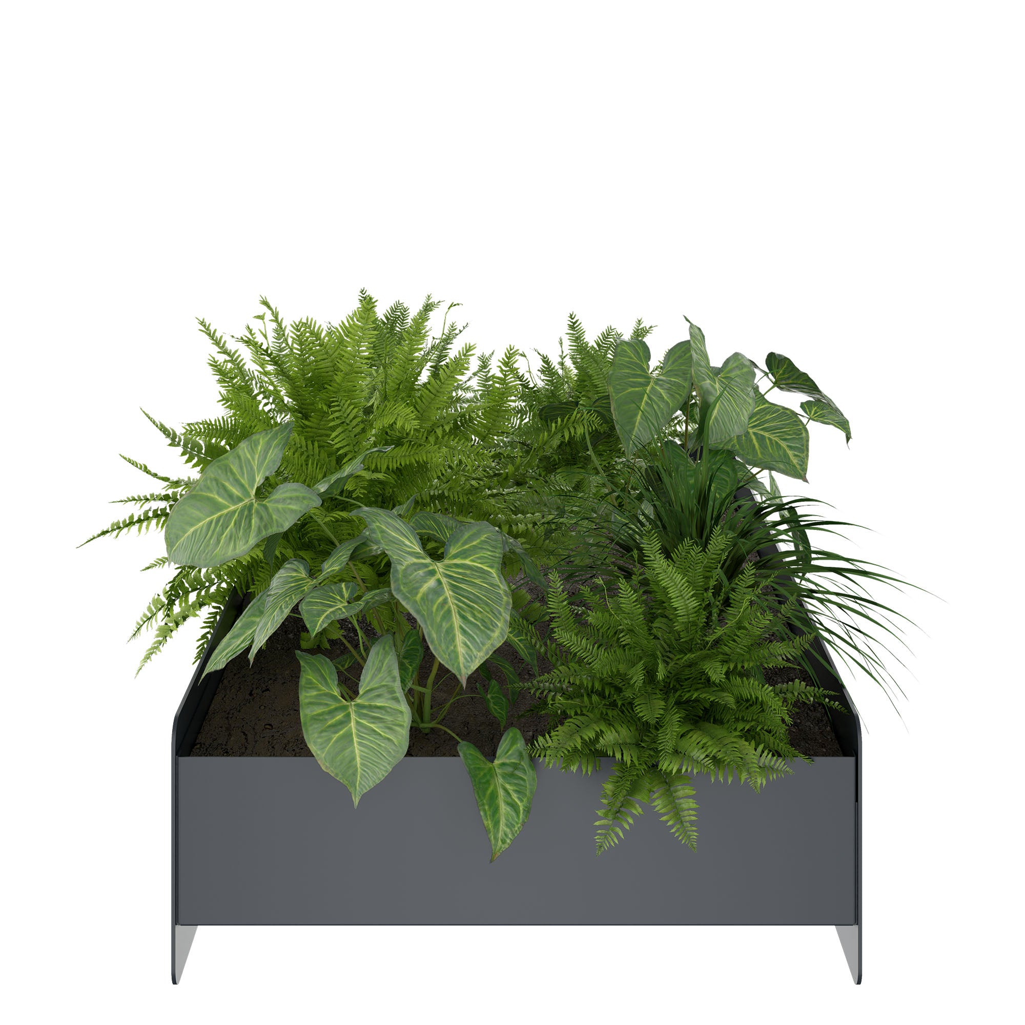 ATELLA flower box | 748 x 160 mm, metal