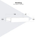 ATELLA Blumenkasten | 748 x 160 mm, Metall - 14 Thumbnail Image