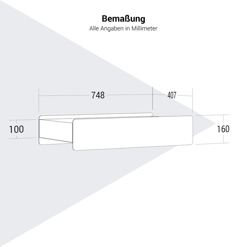 ATELLA Blumenkasten | 748 x 160 mm, Metall - 14 Main Image
