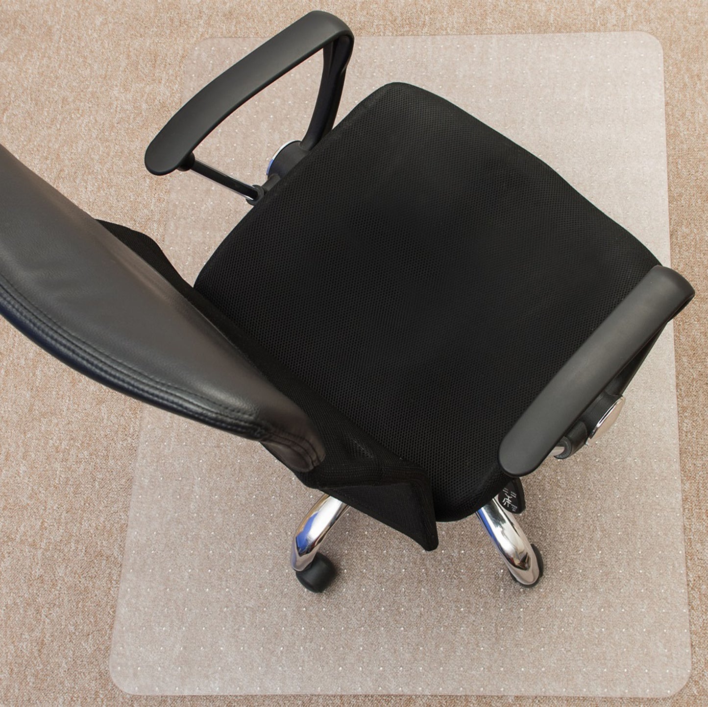 Mat de protection du sol | Pour les sols de tapis, 1200 x 1500 mm