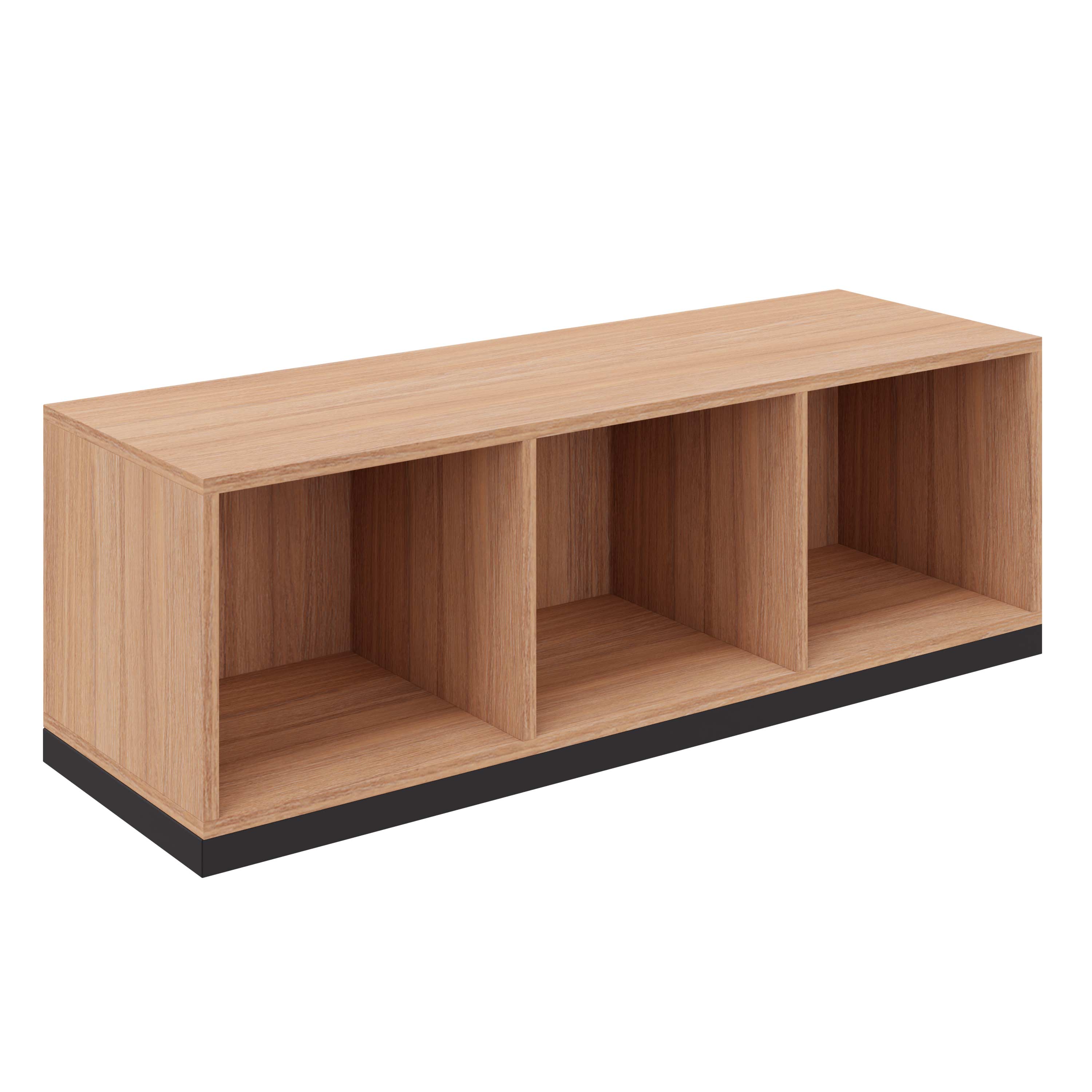 CHOICE bookshelf | 1 OH, 1200 x 410 mm, amber oak