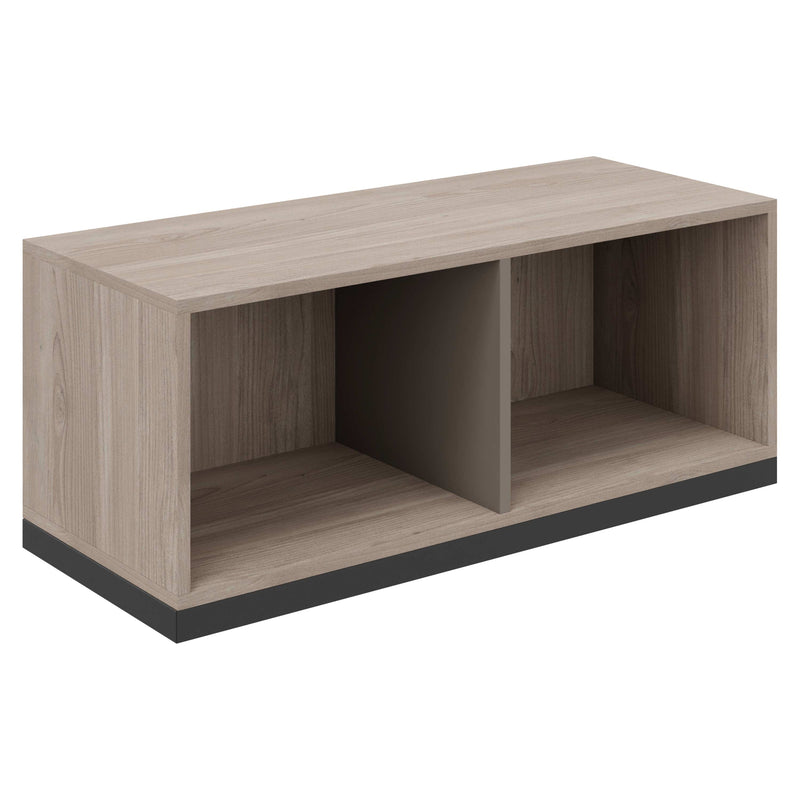 CHOICE Scaffale per libri | 1 OH, 800 x 410 mm, rovere nordico grigio / grigio cubanite  - 2 Main Image