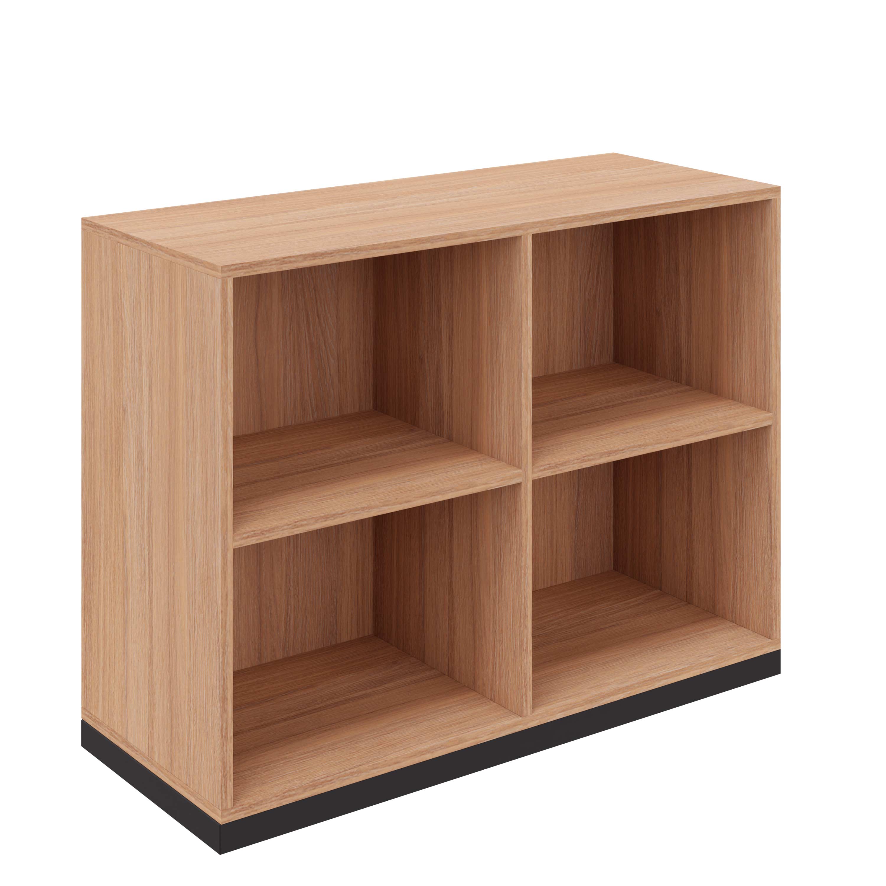 CHOICE bookshelf | 2 OH, 1000 x 760 mm, amber oak