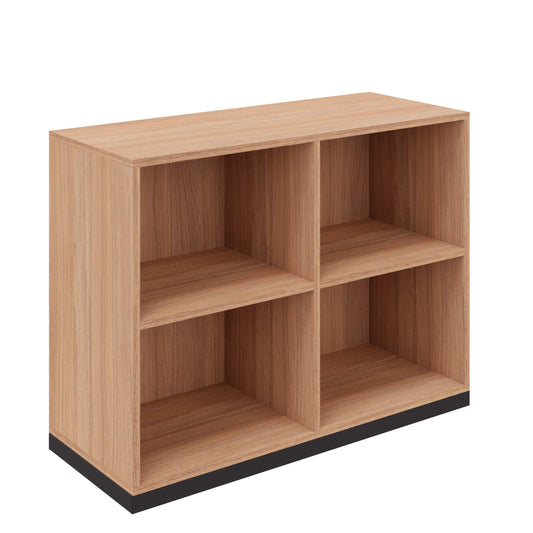 CHOICE bookshelf | 2 OH, 1000 x 760 mm, amber oak