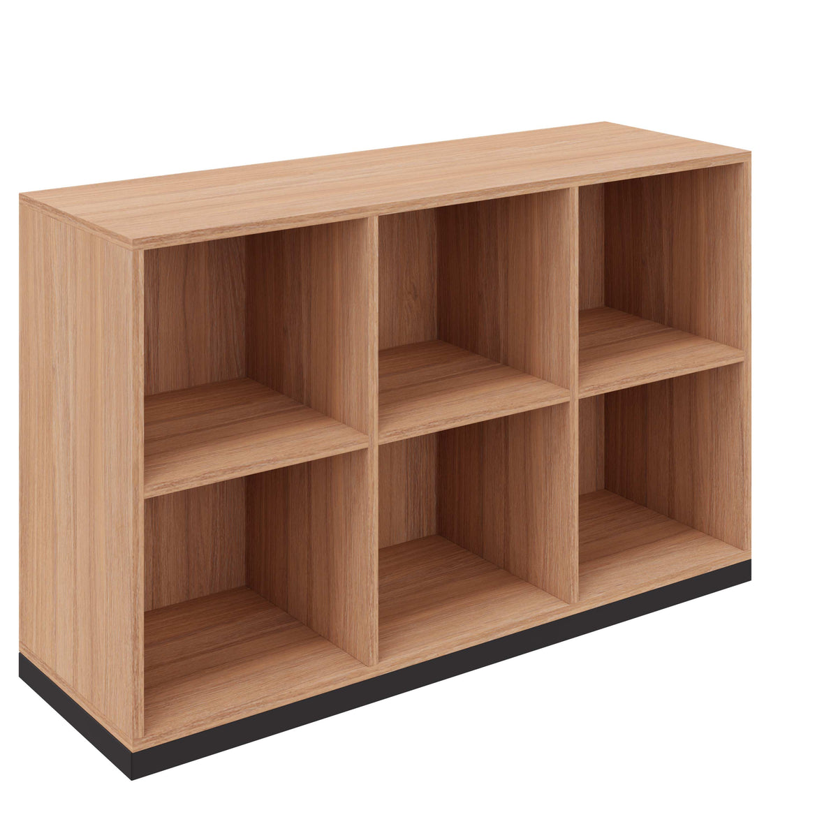 CHOICE bookshelf | 2 OH, 1200 x 760 mm, amber oak - 2 Lightbox Main Image