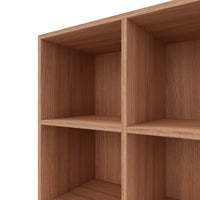 CHOICE bookshelf | 2 OH, 1200 x 760 mm, amber oak