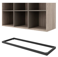 CHOICE bookshelf | 2 OH, 1200 x 760 mm, northern oak gray / cubanite gray