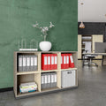 CHOICE Étagère à livres | 2 OH, 1200 x 760 mm, gris cubanite / frêne sable  - 1 Thumbnail Image
