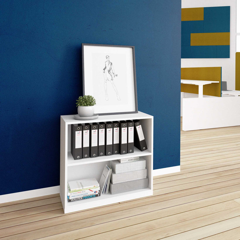 CHOICE Bookcase | 2 Oh, 800 x 760 mm, white