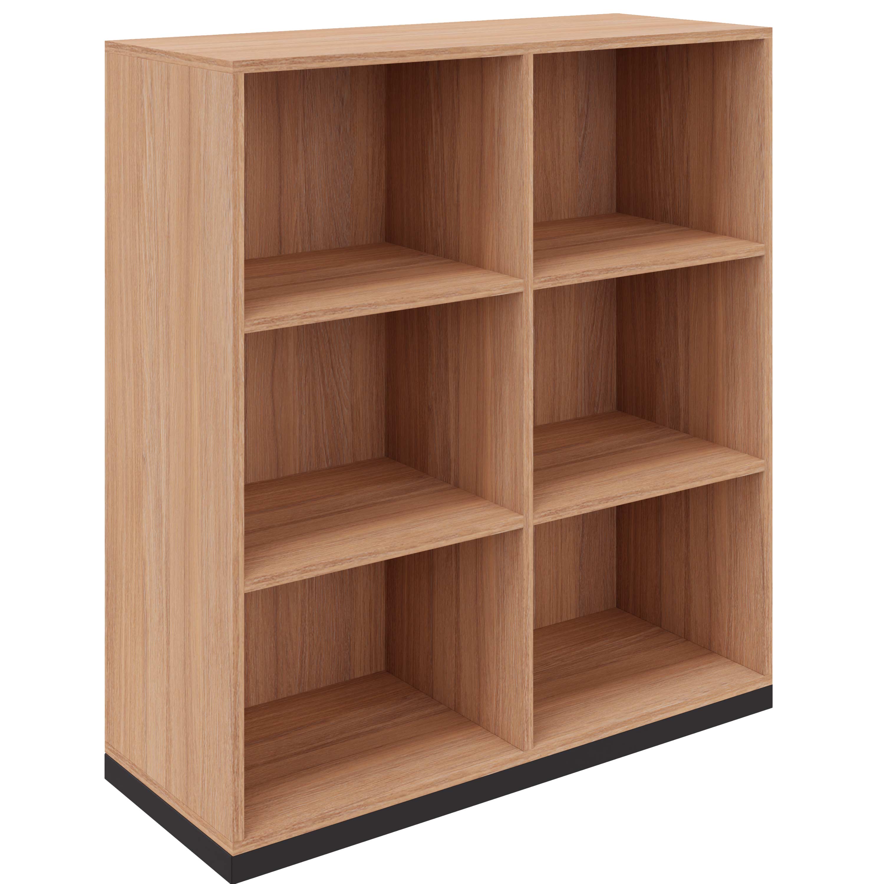 CHOICE Bücherregal | 3 OH, 1000 x 1115 mm, Bernsteineiche