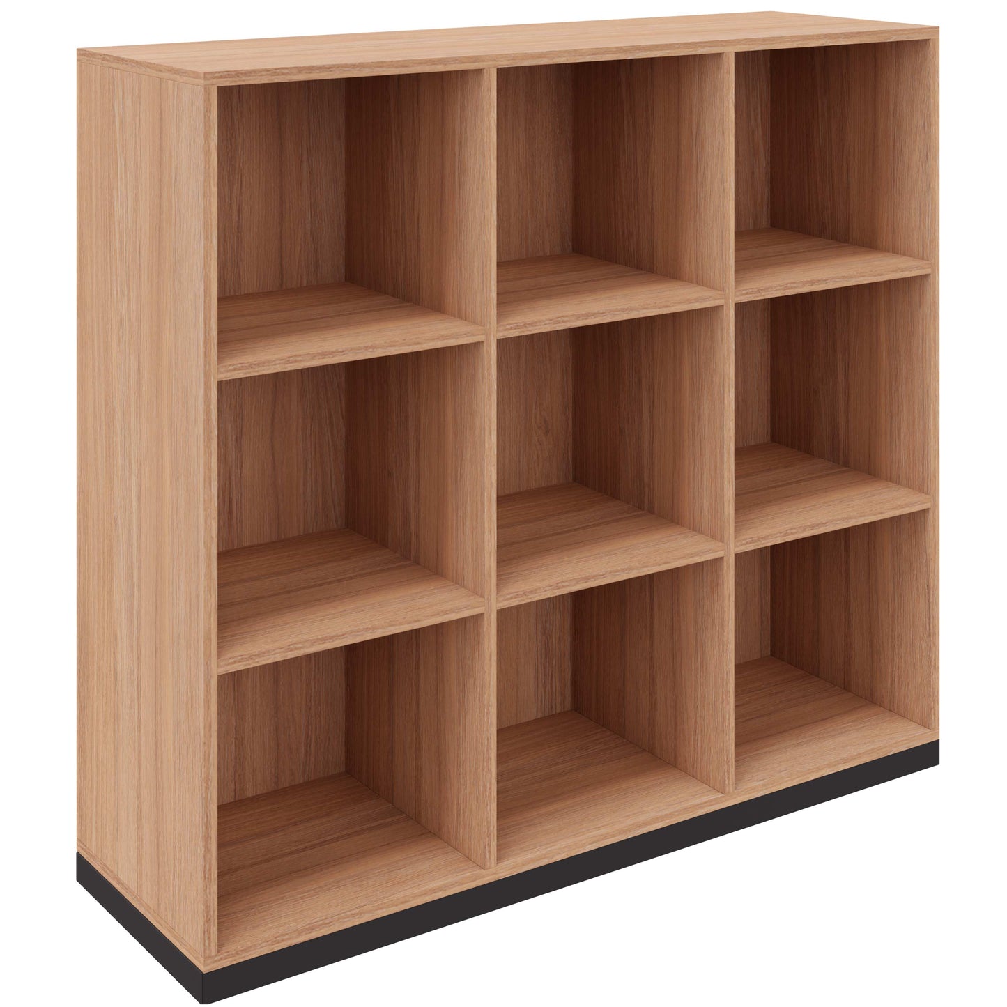 CHOICE bookshelf | 3 OH, 1200 x 1115 mm, amber oak