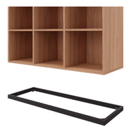 CHOICE bookshelf | 3 OH, 1200 x 1115 mm, amber oak