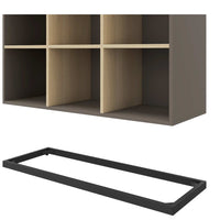 CHOICE bookshelf | 3 OH, 1200 x 1115 mm, cubanite gray / sand ash