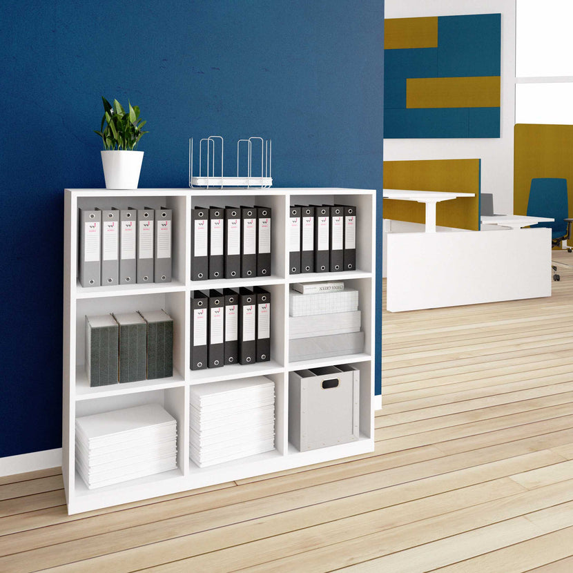 CHOICE Bookcase | 3 Oh, 1200 x 1115 mm, white