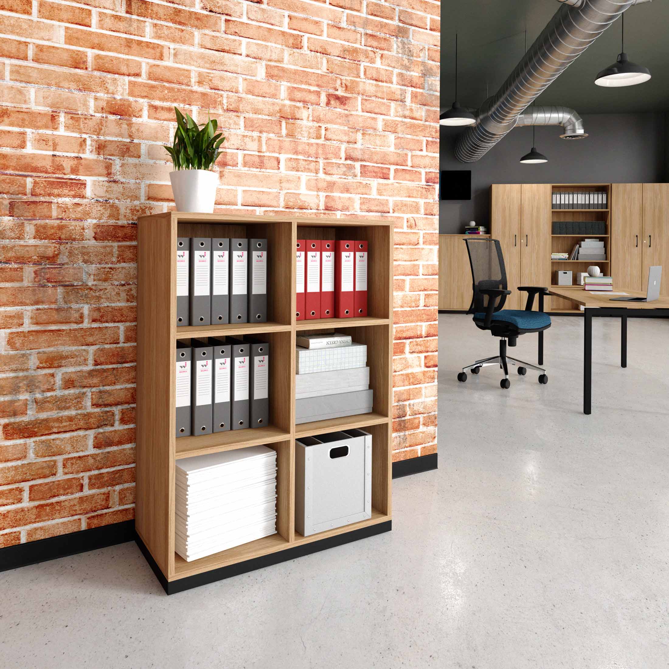 CHOICE Libreria | 3 OH, 800 x 1115 mm, quercia ambra