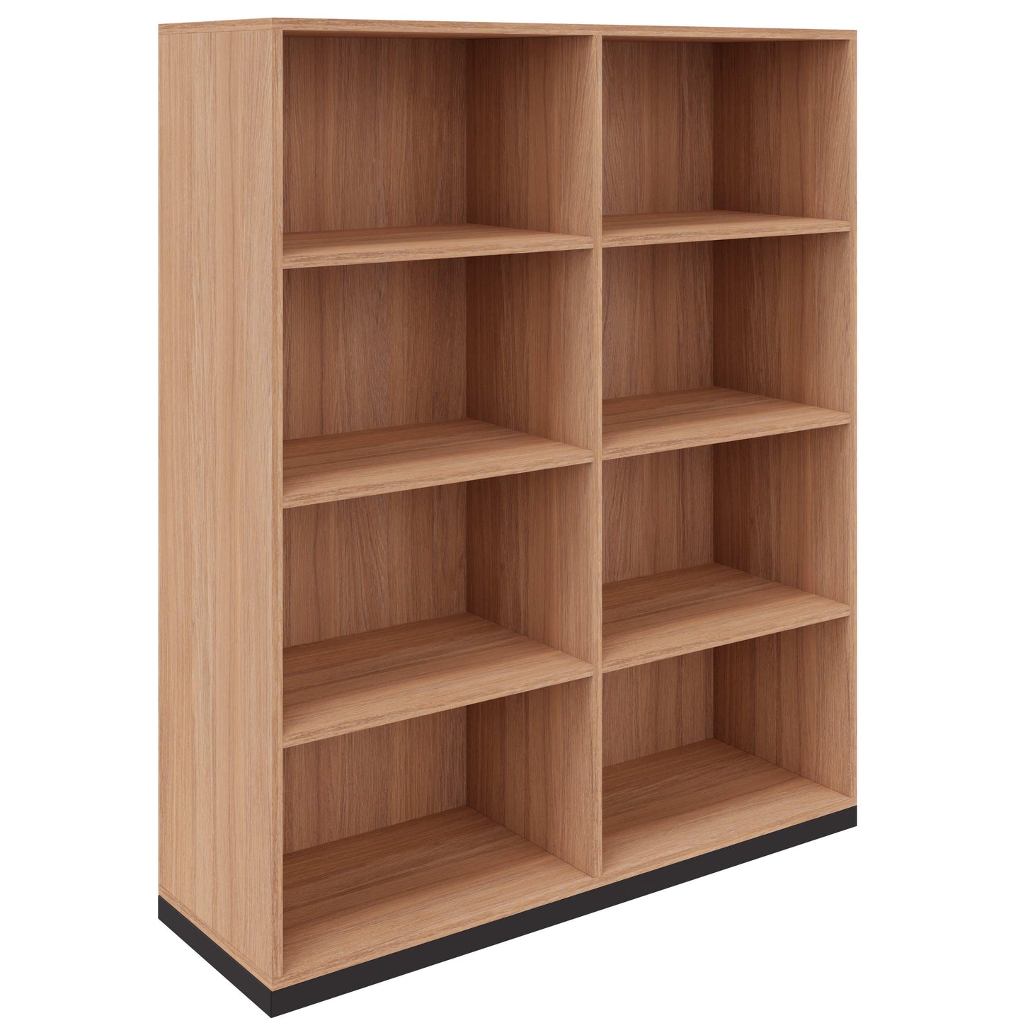 CHOICE bookshelf | 4 OH, 1200 x 1465 mm, amber oak