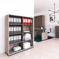 CHOICE Bibliothèque | 4 OH, 1200 x 1465 mm, chêne nordique gris / gris cubanite  - 1 Thumbnail Image