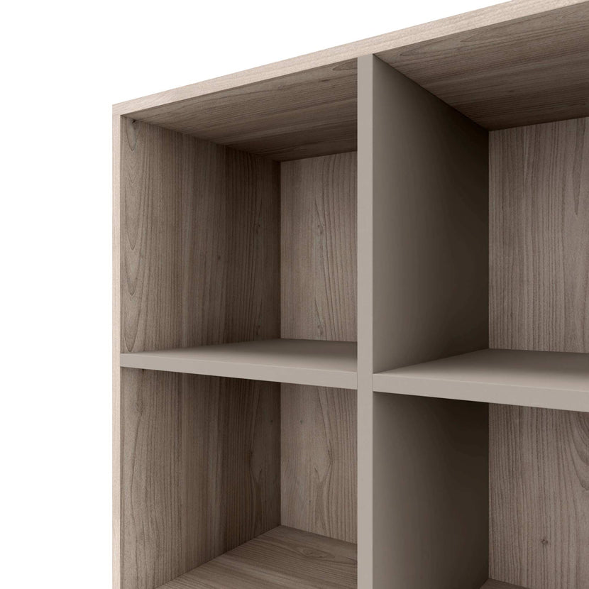 CHOICE Bibliothèque | 4 oh, 1200 x 1465 mm, gris de chêne nord / cubanite gris